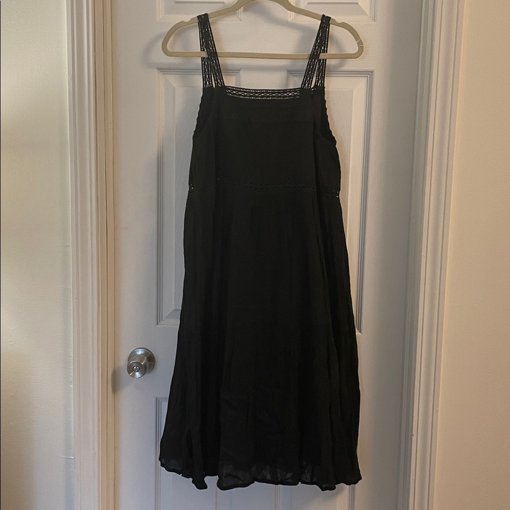 Natural Life Black Gauzy Dress - Picture 6 of 8